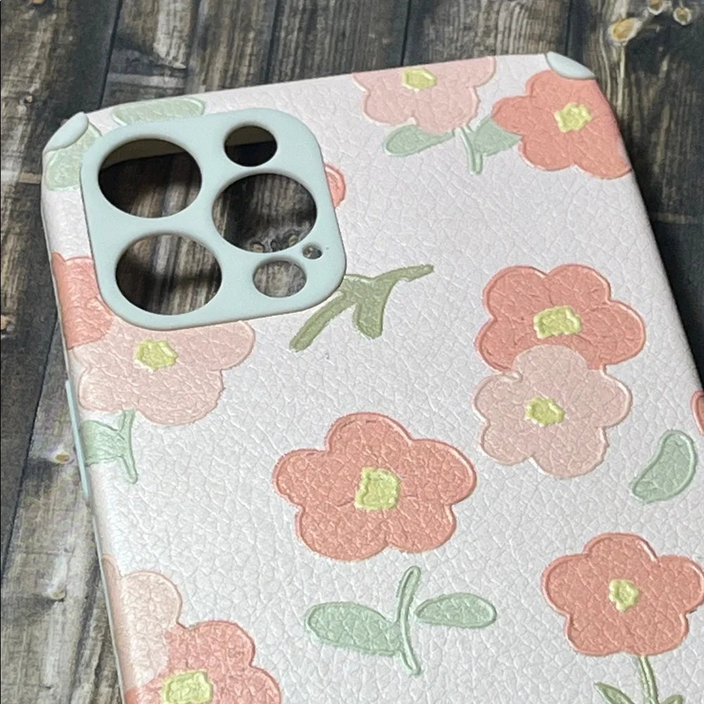 5for$10 Watercolor Pink Textured Painted Floral Pattern iPhone 12 Pro Phone Case